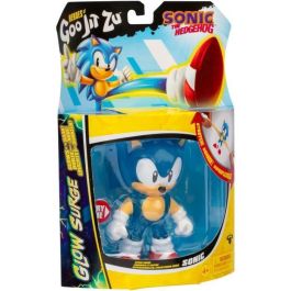Heroes Of Goo Jit Zu Sonic Glow Surge 13cm, Figurine Lumineuse et Extensible, HER0630996427453