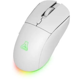 The G-Lab TUNGSTEN EX W - Combo gamer sans fil clavier AZERTY et souris 6400 DPI avec 32 macros configurables - Blanc