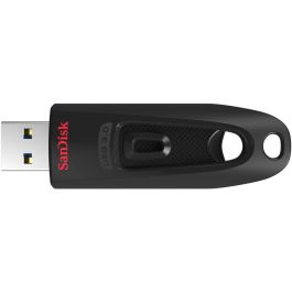 SanDisk Ultra - Clé USB Type-A, 256 Go, Noir, USB 3.2 Gen 1 (100 Mo/s) - Protection par mot de passe 128-bit AES et SanDisk SecureAccess