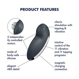 Masseur érotique Satisfyer Gris