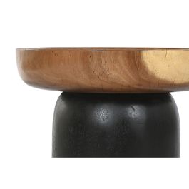 Table d'appoint Home ESPRIT Marron Noir 39 x 39 x 35 cm
