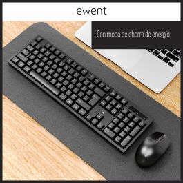 Clavier Ewent EW3281 Noir Espagnol Qwerty QWERTY