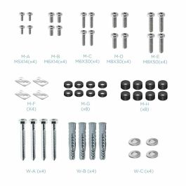 Support mural TooQ FS2290HM-B 100" 100 kg 55"