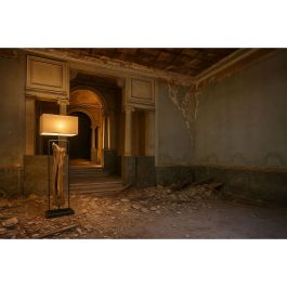 Lampadaire Home ESPRIT Noir Beige Naturel 220 V 60 X 25 X 192 CM