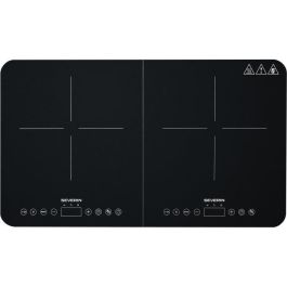 Severin Plaque de cuisson portable DK9194 - 2 brûleurs, 10 niveaux de puissance, 3400 W