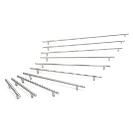 HERRAJES ALK Tirador Pireo Acero Inox Mate 448 mm