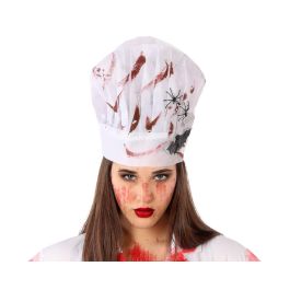 Toque de cuisinier sanglant avec araignées et chauves-souris pour déguisement Halloween Precio: 10.7900004. SKU: S1130806