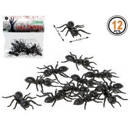Accessoires Décoration - 12 Fourmis Noires Réalistes 5 x 4 cm - Halloween, Fête d'Horreur, Jungle - Lot de 12 Precio: 9.7899996. SKU: S1130077