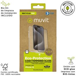Housse et Protecteur pour Téléphone Portable Muvit for Change iPhone 16 Noir