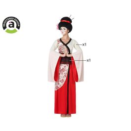 Costume Geisha Femme Adulte Rouge Taille XL, Japon, 2 pièces (Robe et Ceinture) Precio: 28.572. SKU: B1F9J8BW7V