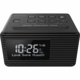 Panasonic RC-D8EG-K Radio-réveil DAB+ avec fonction répétition, Noir