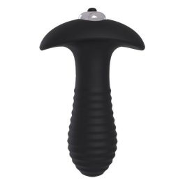 Plug Anal S Pleasures Spiral Noir Noir/Argenté