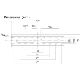 Stell Support TV Fixe SLIM Acier SHO 4210