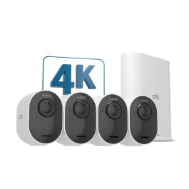 Arlo Pack de 4 Caméras Ultra V2 Extérieur avec Batterie et Vision Nocturne - ARL1687459549550
