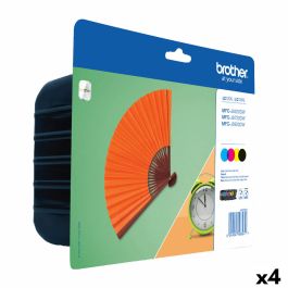 Cartouche d'encre originale Brother LC129XL/LC125XL Jaune (4 Unités)