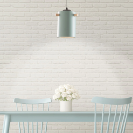 Lampe Suspendue Dahlia Métal Bois Réglable en Hauteur SKD-P1011-OG