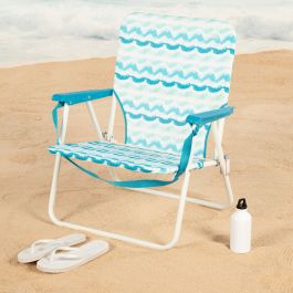 Chaise de Plage Aktive 45 x 70 x 40 cm (2 Unités)