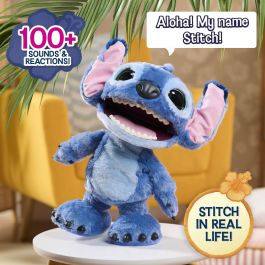 Stitch Peluche interactif Stitch 23 cm Action Réelle À partir de 5 ans STI0886144122842