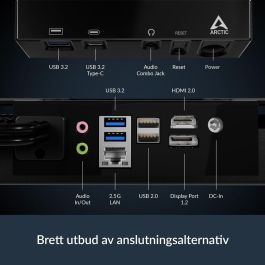 PC de bureau Arctic ACPCC00002A 32 GB RAM 1 TB SSD AMD Ryzen 7 5700G