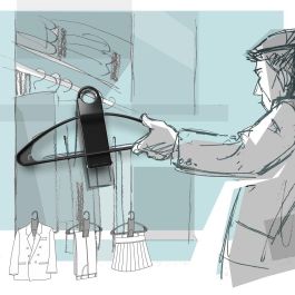 Rati Percha V01350 Porte-vêtements pour Voiture