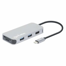 MANHATTAN USB-C 8-in-1 Dockingstation HDMI RJ45 3xUSB-A