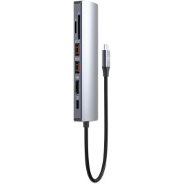 MANHATTAN 7-in-1 4K USB-C Dockingstation 1xHDMI 2xUSB 10Gb/s