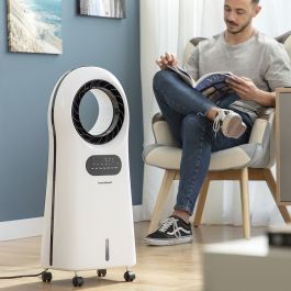 Climatiseur d'Évaporation Ioniseur Sans Lame avec LED Evareer InnovaGoods