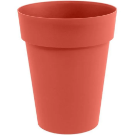 Eda Vase Toscane mi-haut rond, pré-percé Ø 44 cm x H. 53 cm, 50 litres, couleur orange terre battue, résistant aux intempéries et anti-UV Precio: 43.344. SKU: B14NE93QM3