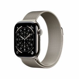 Apple Watch S11 Titan Natur Cellular 42mm Boîtier Titane Bracelet Milanais Natur Écran Retina OLED Tactile 64 Go GPS 5G