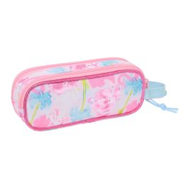 Trousse Fourre-Tout Double Barbie Painterly Rose Bleu ciel 21 x 8 x 6 cm