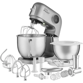Sencor STM 7740 PAUL 2 - Robot pâtissier 1500 W avec 2 bols (6 L, 3.5 L), 8 vitesses et accessoires pour pétrir, fouetter, hacher - Acier inoxydable - Garantie 6 ans Precio: 243.9905532. SKU: B17F85VDFX