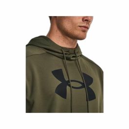 Sweat à capuche homme Under Armour Fleece Big Logo Olive