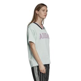 T-shirt à manches courtes femme Adidas Originals Boyfriend Aigue marine S