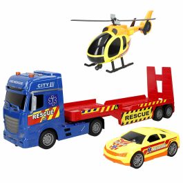 Camion Autotransporteur Speed & Go 55 x 17 x 12 cm (2 Unités)