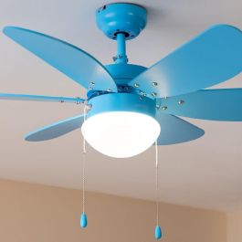 Ventilateur de Plafond avec Lumière Cecotec EnergySilence Aero 3600 Vision 50 W Bleu