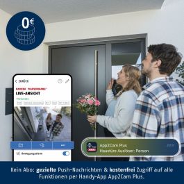 Abus PPIC54520 SmartLook Caméra de sécurité d'extérieur fixe Blanche