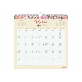 calendrier mural Finocam Multicouleur Papier 30 x 30 cm