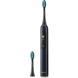 Sencor SOC 5010BL - Brosse à dents électrique avec capteur de pression, 4 modes, 38000 oscillations/min, recharge USB-C, 30 jours d'autonomie, étanche IPX7