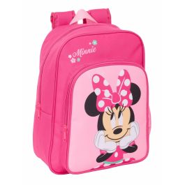 Cartable Minnie Mouse Bleu Rose 26 x 34 x 11 cm