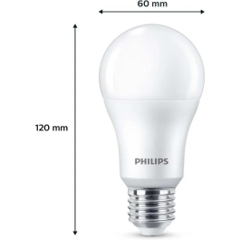 Philips Ampoule LED A67 E27 100W Blanc froid Non dimmable Lot de 3