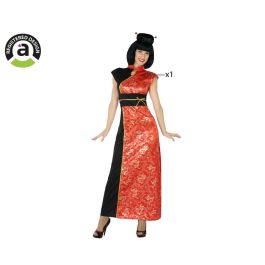 Déguisement Chinois Adulte Femme - Robe Rouge Longue Sans Manches en Polyester pour Carnaval, Fêtes et Événements - Taille M-L Precio: 22.008. SKU: B15HKSK7GD