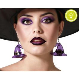 Pendientes De Bruja - Boucles d'oreille de sorcière avec chapeau pointu et lumière clignotante pour costume Halloween Precio: 2.724. SKU: B1DDXH9N68