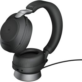 Jabra Evolve2 85 Stereo MS + Ladestation + Link 380 USB-A, schwarz
