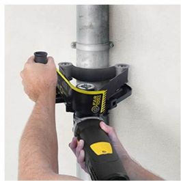 Fartools Ponceuse à bande TBS1300 1300W pour tubes, 1100-3200 rpm, variable, pour métal et bois jusqu'à 200mm de diamètre