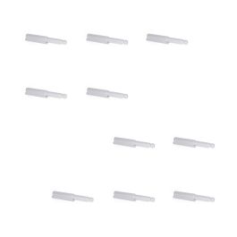 Emuca Lot de 10 serrures de porte à visser sur meubles Push Latch, plastique, gris