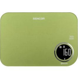 Sencor Balance de Cuisine SKS 7070GG avec Application Connectée - Capacité 5 kg, Précision 1 g, Écran LCD, Analyse Nutritionnelle