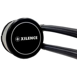 Xilence Performance A+ XC978 - Refroidisseur de liquide tout-en-un pour processeur, ventilateur 12 cm, 3 ventilateurs, radiateur en aluminium, noir et rouge