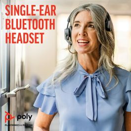 HP Voyager 4310 UC Mono USB-C mit Stand Casque sans fil Bluetooth, Bureau/Centre d'appels, Noir, Avec socle de chargement