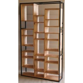 Étagère Home ESPRIT Métal bois de teck 110 X 27 X 195 CM