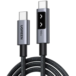 UGREEN Câble USB-C vers USB-C 100W PD Nylon Tressé Recharge Rapide Transfert de Données 2 mètres Noir Precio: 20.4999996. SKU: B1GDJ68ZYK